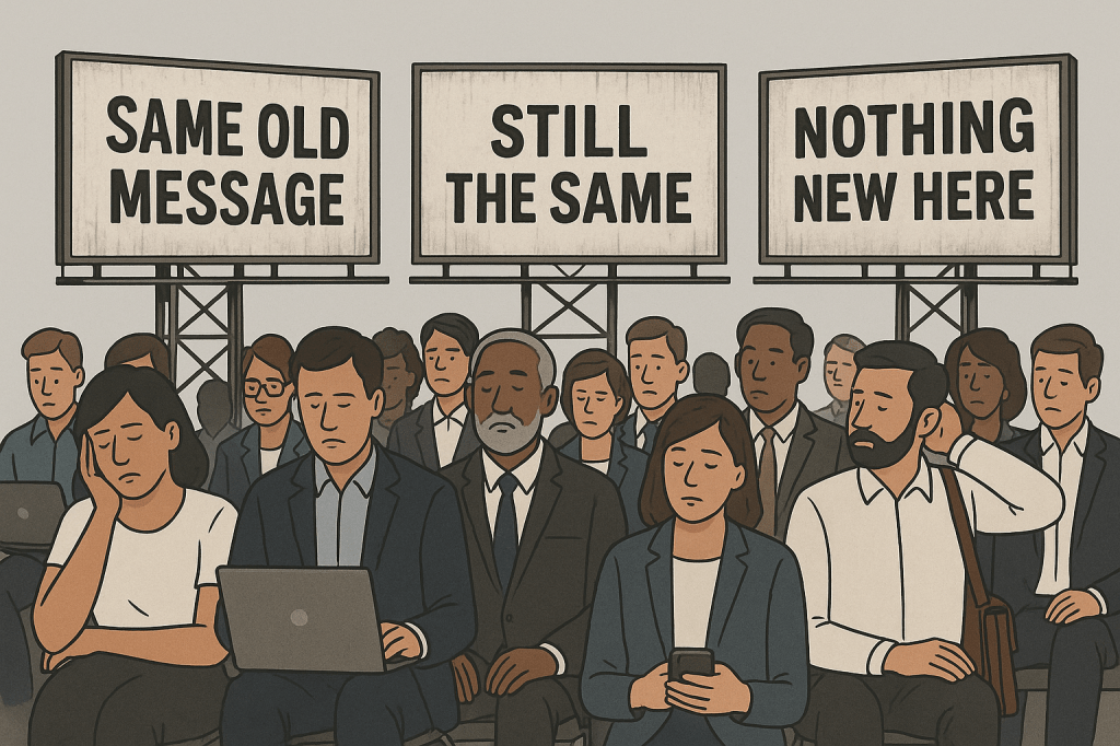 Campaign Fatigue Is Real: Here’s How to Keep Your Messaging Fresh Without Reinventing the&nbsp;Wheel