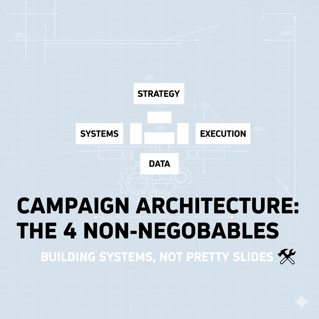 The 4 Non-Negotiables of Campaign Architecture No One Talks&nbsp;About